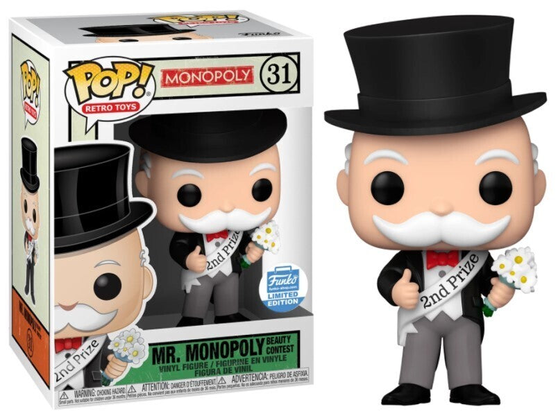 Funko Pop! Monopoly Mr Monopoly (Beauty Contest) Exclusive #31