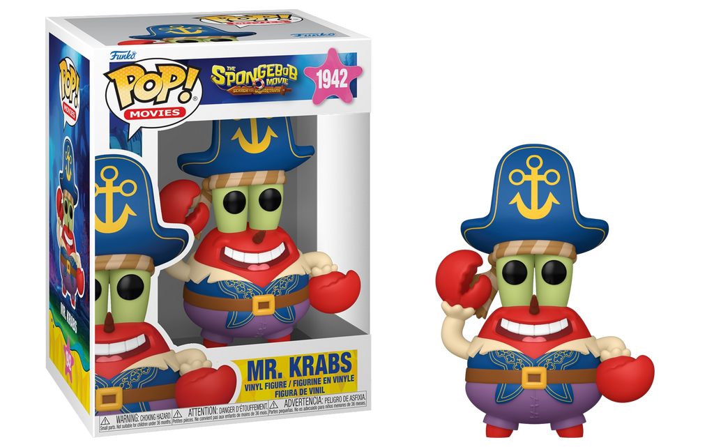 Funko Pop! The Spongebob Movie Search For Squarepants Mr. Krabs #1942