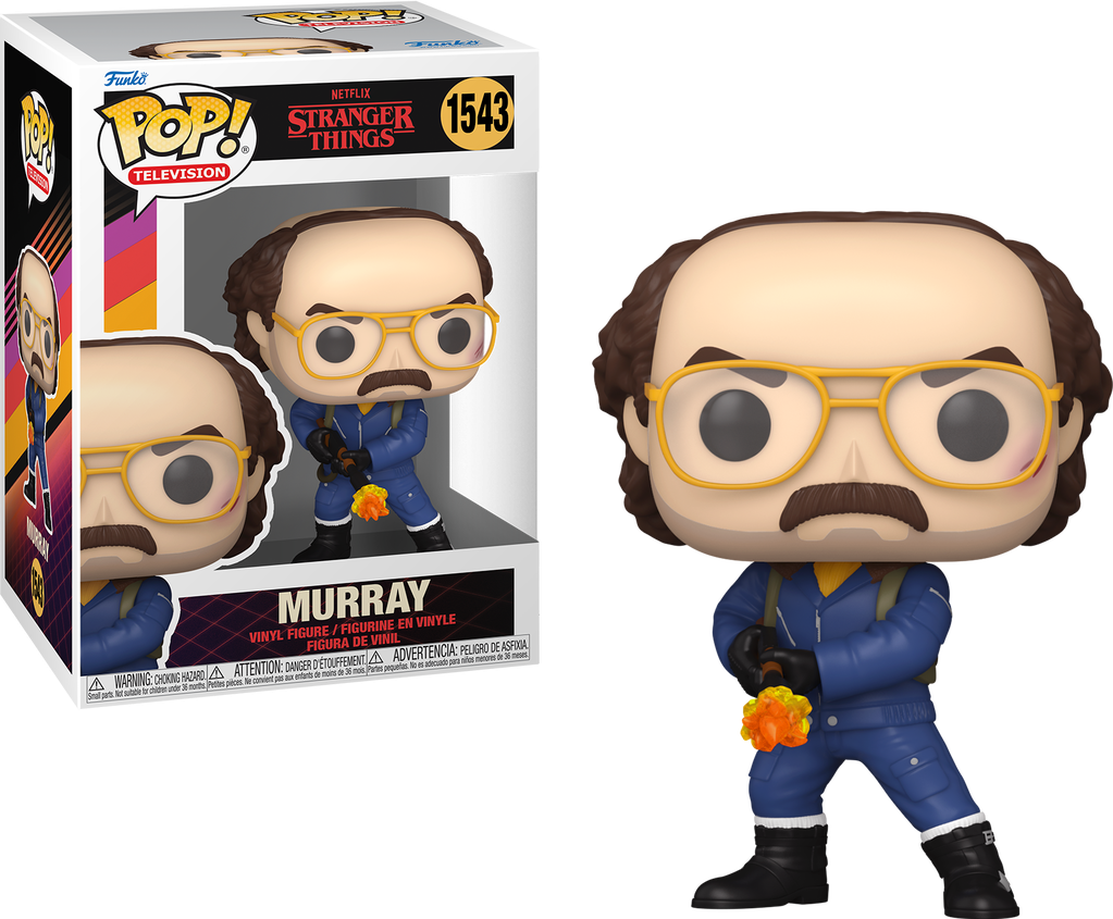 Funko Pop! Stranger Things Murray with Flamethrower #1543