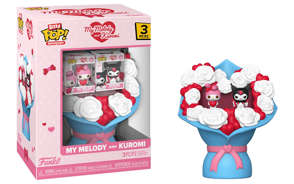 Funko Bitty Pop! Bouquet My Melody and Kuromi (Valentine)