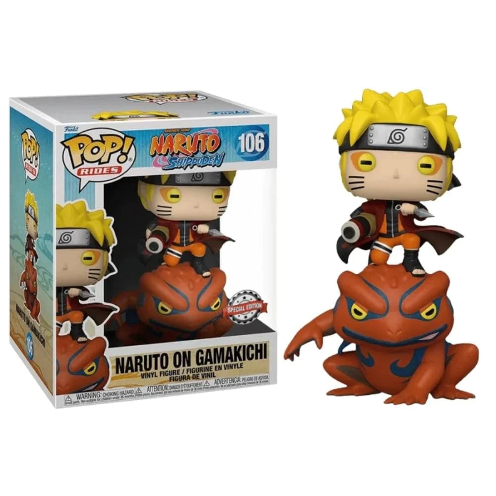Funko Pop! Rides Naruto Shippuden Naruto on Gamakichi Exclusive #106