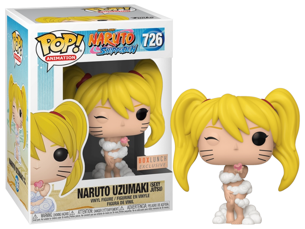(Light Box Damage) Funko Pop! Naruto Shippuden Naruto Uzumaki Sexy Jutsu Exclusive #726