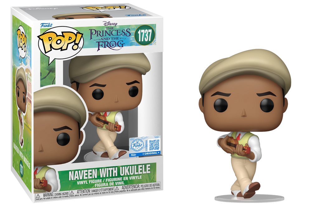 Funko Pop! The Princess and the Frog Naveen with Ukulele Exclusive #1737