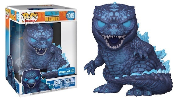 (Box Damage) Funko Pop! Godzilla vs Kong Neon City Godzilla 10 Inch Exclusive #1015
