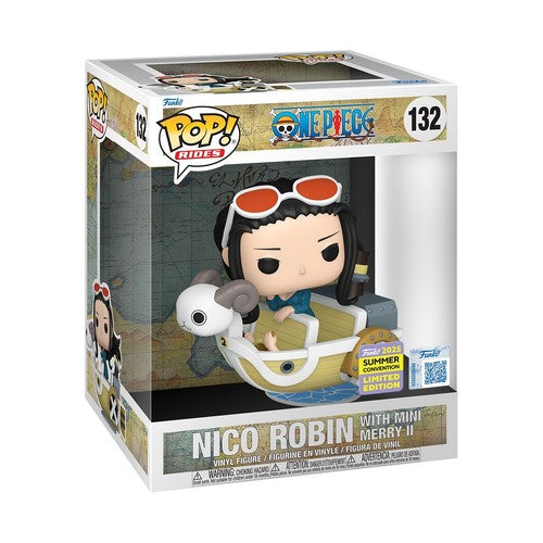 (Light Box Damage) Funko Pop! Rides One Piece Nice Robin With Mini Merry II (Exclusive) (Shared Sticker) #132