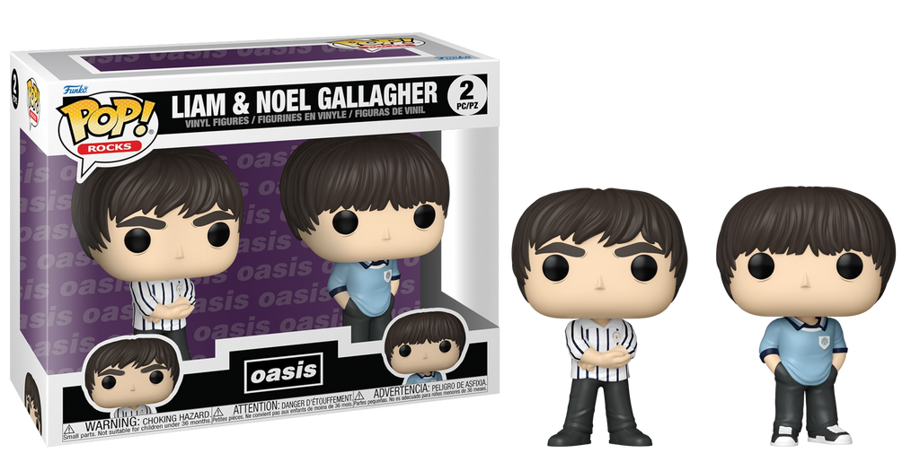 Funko Pop! Rocks Oasis Liam and Noel Gallagher 2 Pack