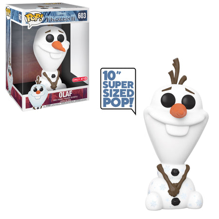 廃盤　限定品　Funko Pop! アナと雪の女王2　オラフ　10インチ603 OLAF Funko Pop target exclusive figure 603 frozen 2 jumbo 10