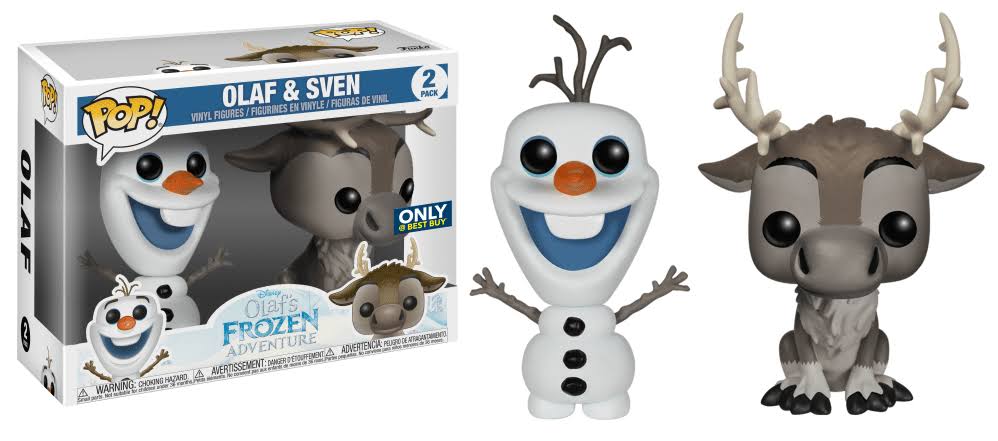 Funko Pop Olaf's Frozen Adventure Olaf & Sven 2pck 