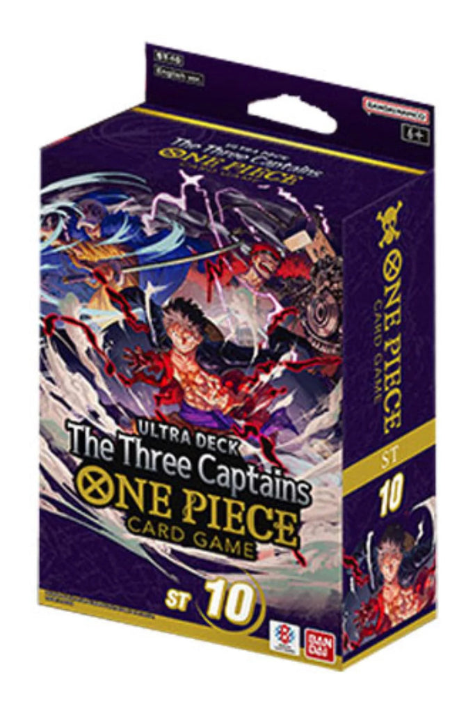 One Piece TCG Ultimate Deck The Three Captains (ST-10) (All Holographic)
