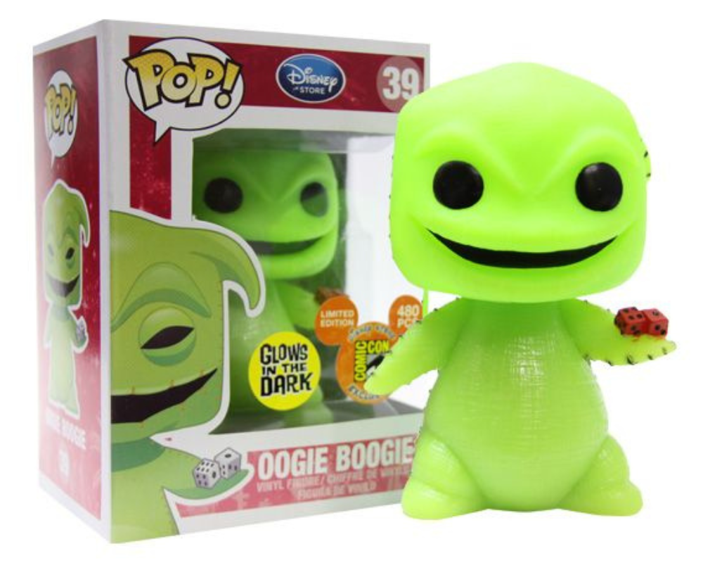 Funko Pop! Nightmare Before Christmas NBC Oogie Boogie Glow (GID) SDCC Exclusive #39 (480 Pcs)