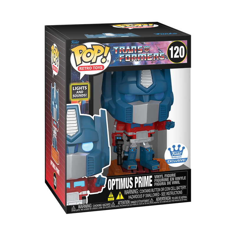 Funko Pop! Transformers Optimus Prime Lights and Sounds 6 Inch Exclusive #120