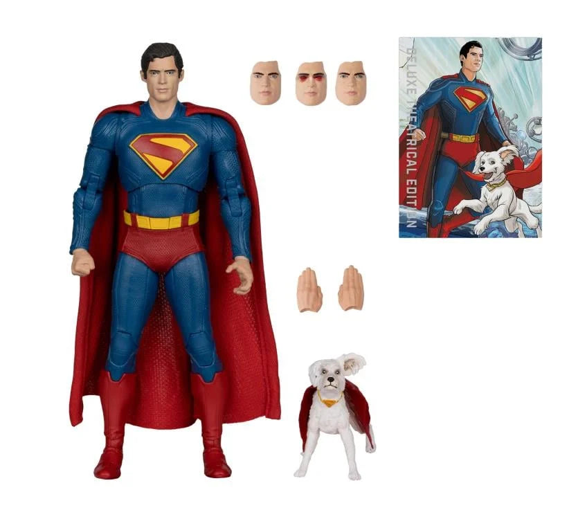McFarlane DC Multiverse Superman & Krypto (Deluxe Theatrical Edition) Action Figure