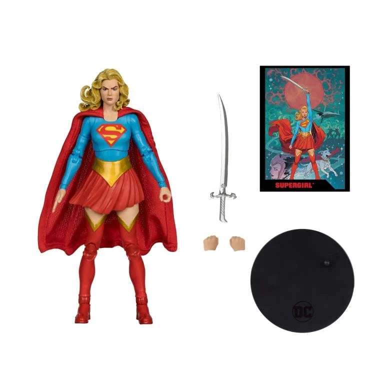 DC Direct Supergirl: Woman of Tomorrow Action Figure with Comic