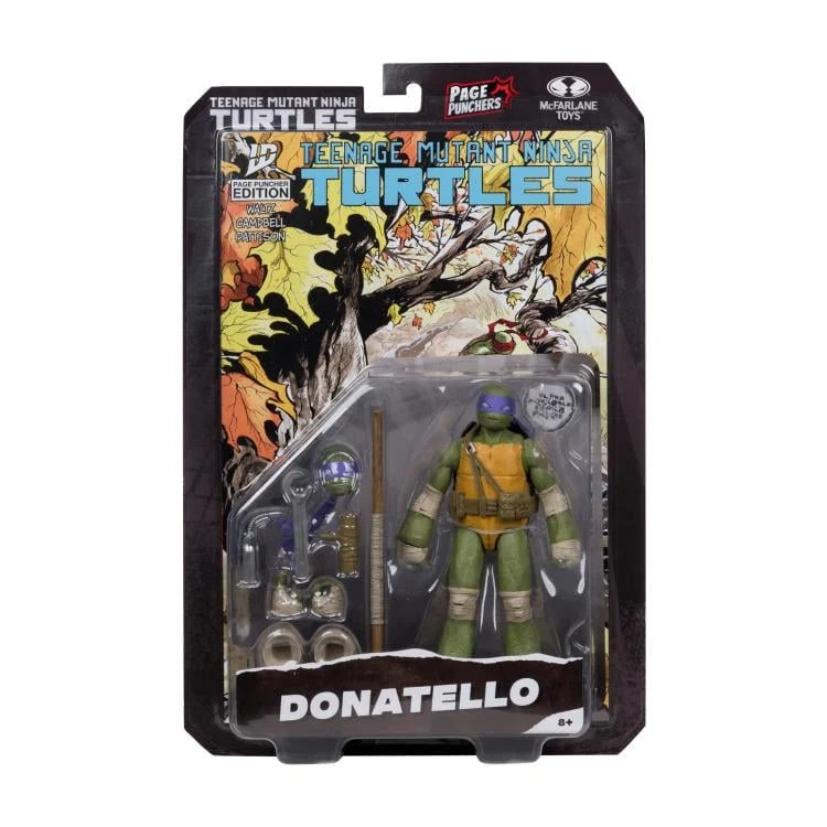 McFarlane Page Punchers Teenage Mutant Ninja Turtles Donatello Action Figure with Comic