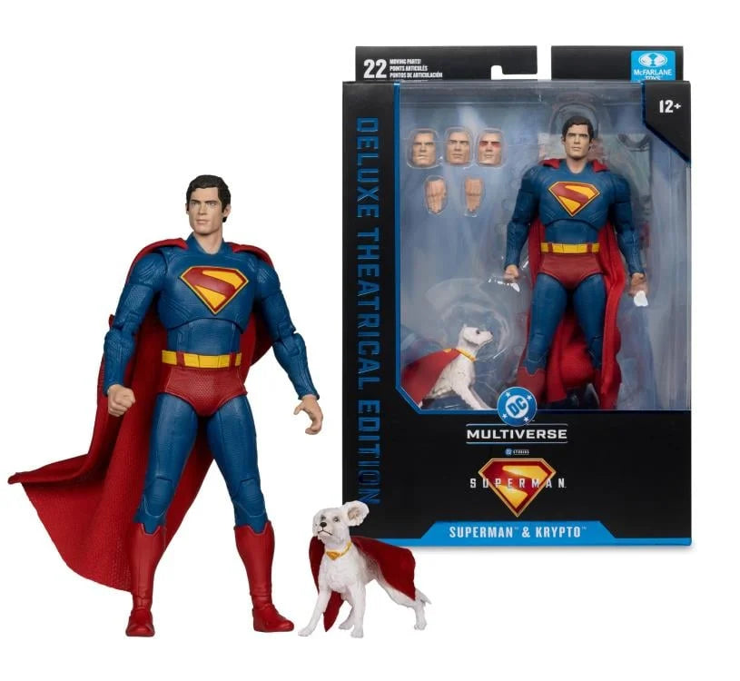 McFarlane DC Multiverse Superman & Krypto (Deluxe Theatrical Edition) Action Figure