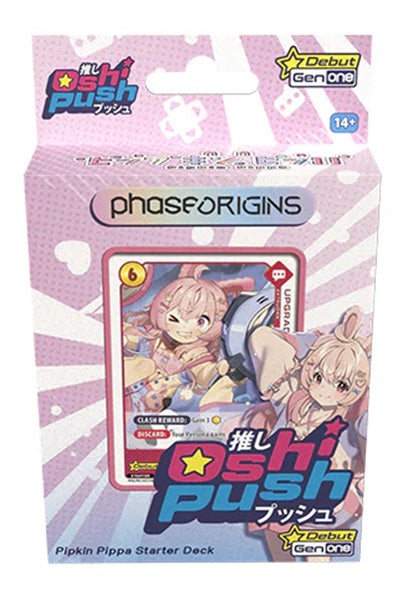 Oshi Push VTuber Card Game: Gen One: Phase Origins: Starter Deck - Pipkin Pippa