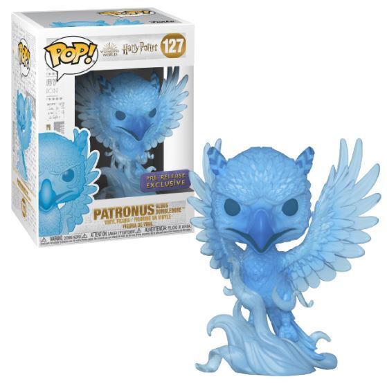 (Box Damage) Funko Pop! Harry Potter Patronus Albus Dumbledore (Pre-Release Exclusive Sticker) #127