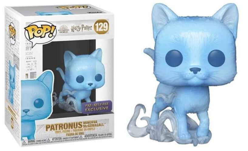 (Box Damage) Funko Pop! Harry Potter Patronus Minerva McGonagall (Pre-Release Exclusive Sticker) #129