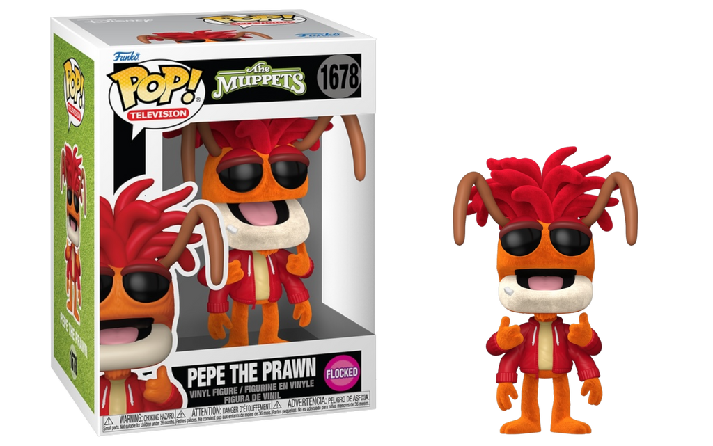 Funko Pop! The Muppets Pepe the Prawn Flocked #1678