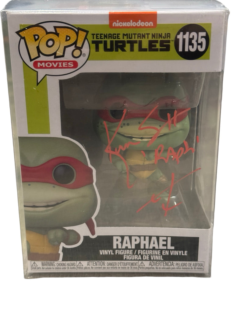 Kenn Scott Signed Autographed Raphael Teenage Mutant Ninja Turtles (TMNT) Secret of the Ooze Funko Pop #1135 (JSA Certified) (Quotes and Colors May Vary)
