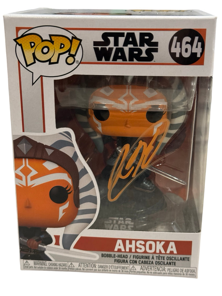 Rissa Kilar Signed Autographed (Young Ahsoka Stunts) Ahsoka Funko Pop #464 (JSA Certified)
