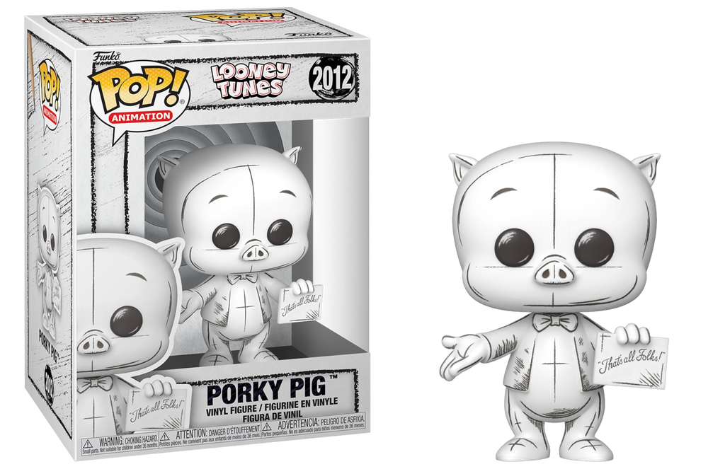 Funko Pop! Looney Tunes Porky Pig (Sketch) #2012