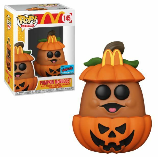 Funko Pop! Ad Icons McDonald's Pumpkin McNugget NYCC (Official Sticker) Exclusive #145