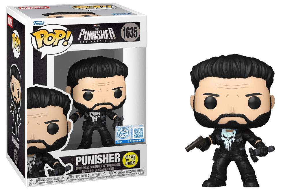 Funko Pop! Marvel The Punisher One Last Kill Punisher Glow Exclusive #1635