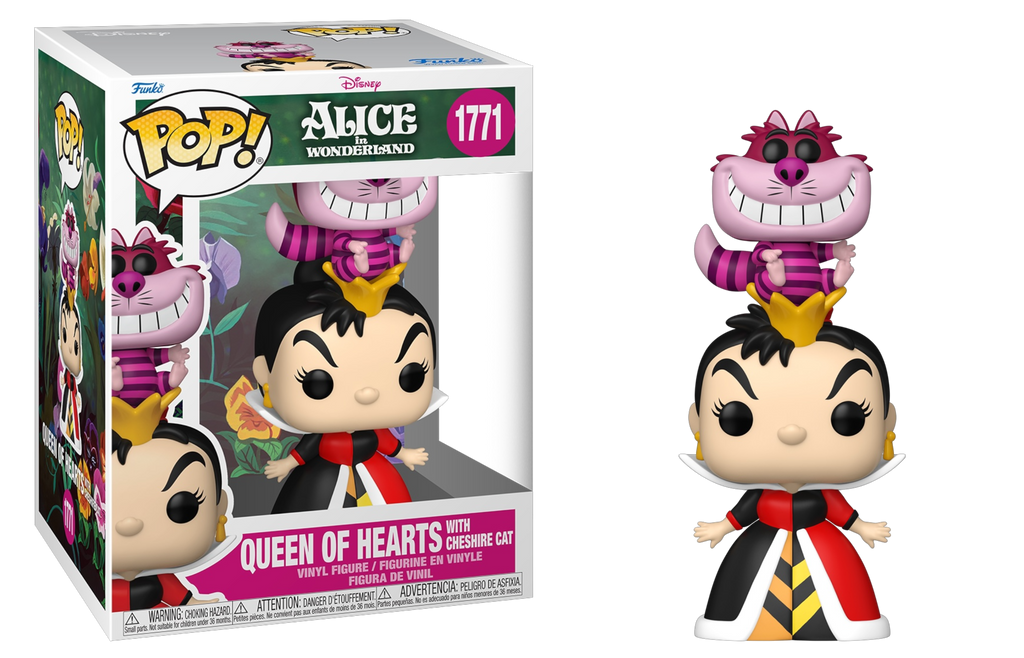 Funko Pop! Premium Alice in Wonderland Queen of Hearts with Cheshire Cat #1771