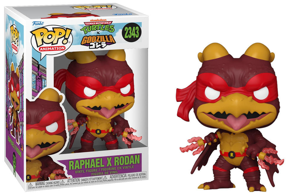 Funko Pop! Teenage Mutant Ninja Turtles X Godzilla Raphael X Rodan #2343