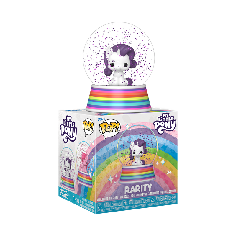 Funko My Little Pony Rarity Mini Glitter Globe