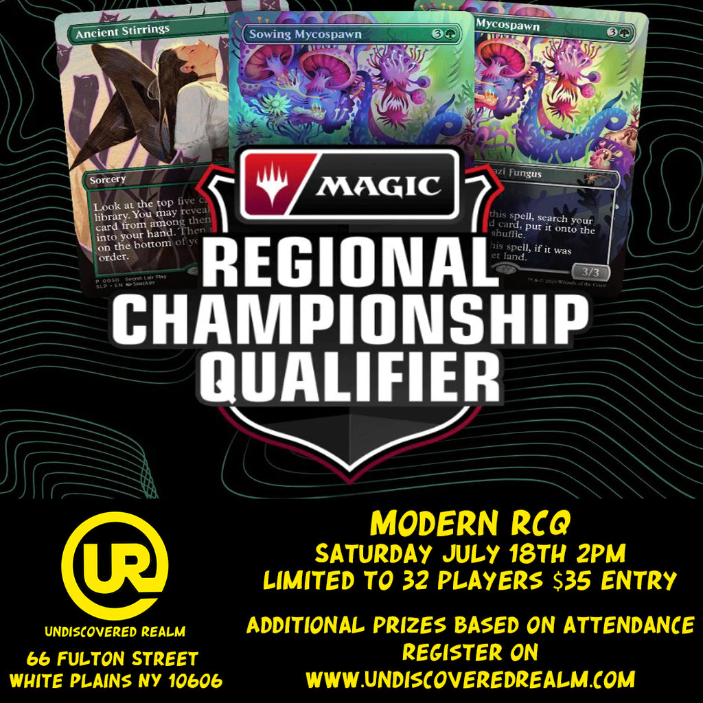 RCQ Magic the Gathering Regional Championship Qualifier Modern Constructed 8/1/26