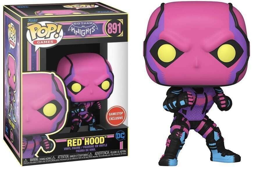 Funko Pop! Gotham Knights Red Hood Black Light Exclusive #891