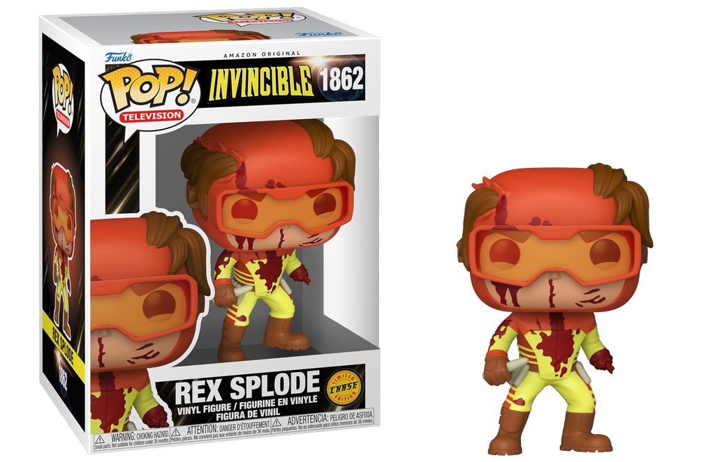 Funko Pop! Invincible Rex Splode (Battle Damaged) Chase #1862