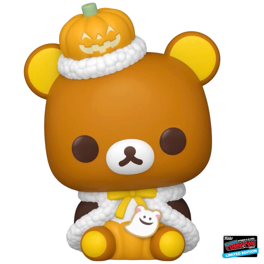 Funko Pop! Rilakkuma Magical Pumpkin Halloween Rilakkuma (Official NYCC Sticker) (Exclusive) #2515