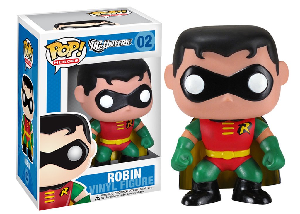 Funko Pop! DC Universe Robin (OG Box/Large Font) #02