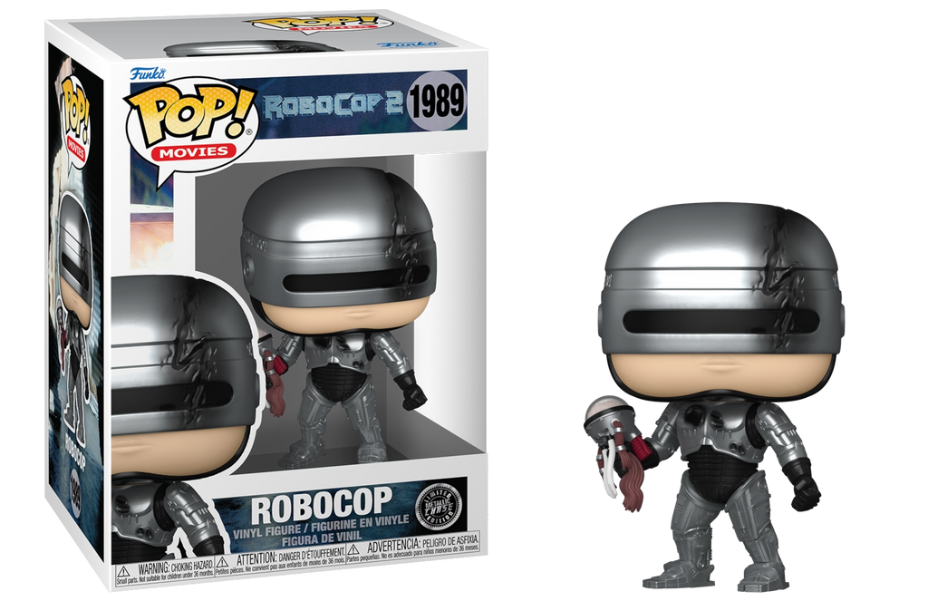 Funko Pop! Robocop 2 Robocop (Battle Damaged) Metallic Chase #1989