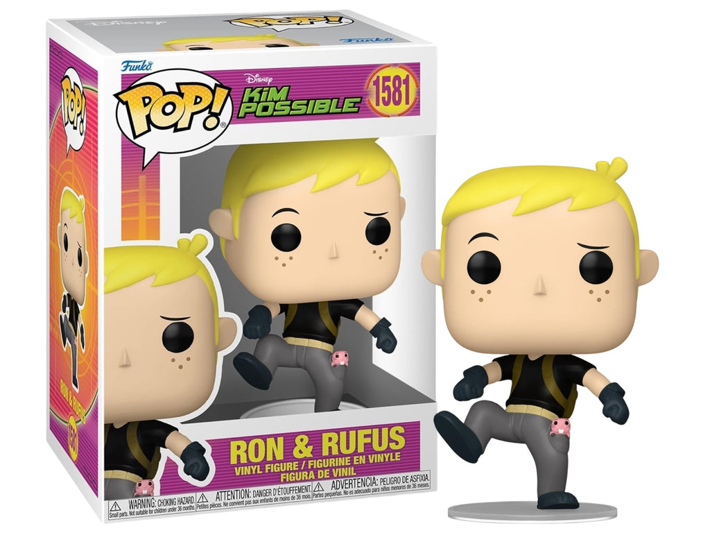 Funko Pop! Kim Possible Ron and Rufus #1581