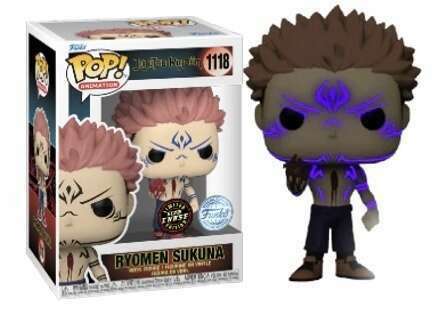 Funko Pop! Jujutsu Kaisen Ryomen Sukuna (w/ Heart)) Glow Chase Exclusive #1118 (Special Edition)