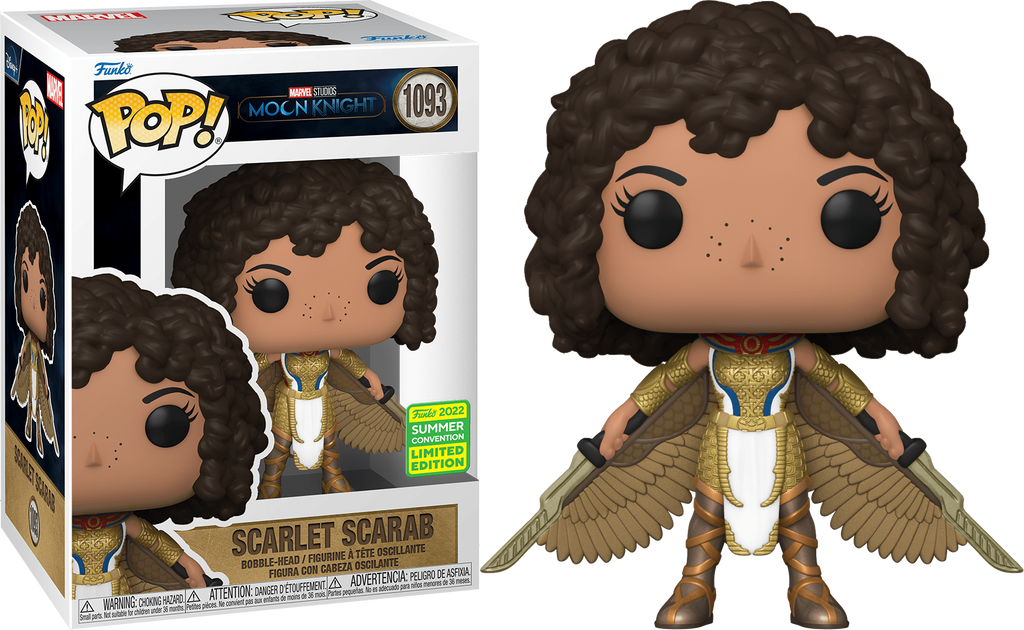 (Light Box Damage) Funko Pop! Moon Knight Scarlet Scarab Summer Convention Exclusive #1093