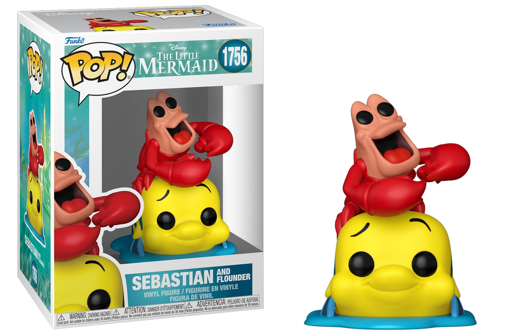 Funko Pop! The Little Mermaid Sebastian and Flounder #1756