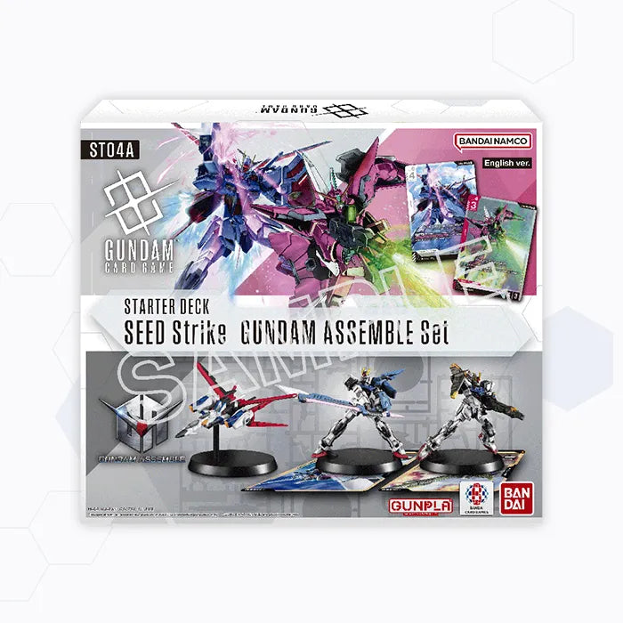 Gundam Card Game ST04A Starter Deck Seed Strike Gundam Assemble Set