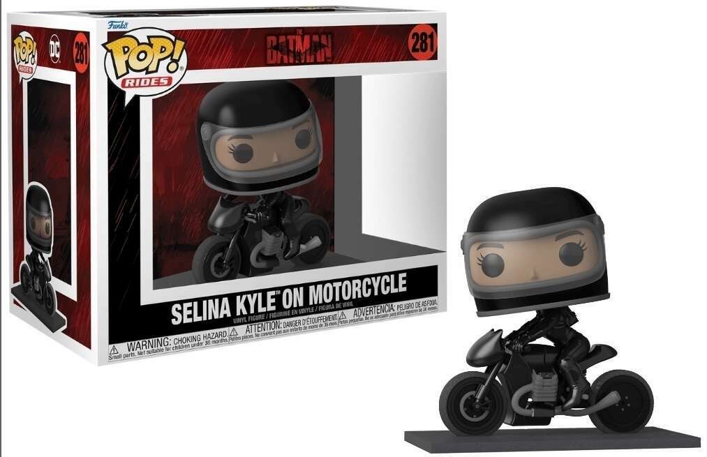 Funko Pop! Rides The Batman Selina Kyle on Motorcycle #281