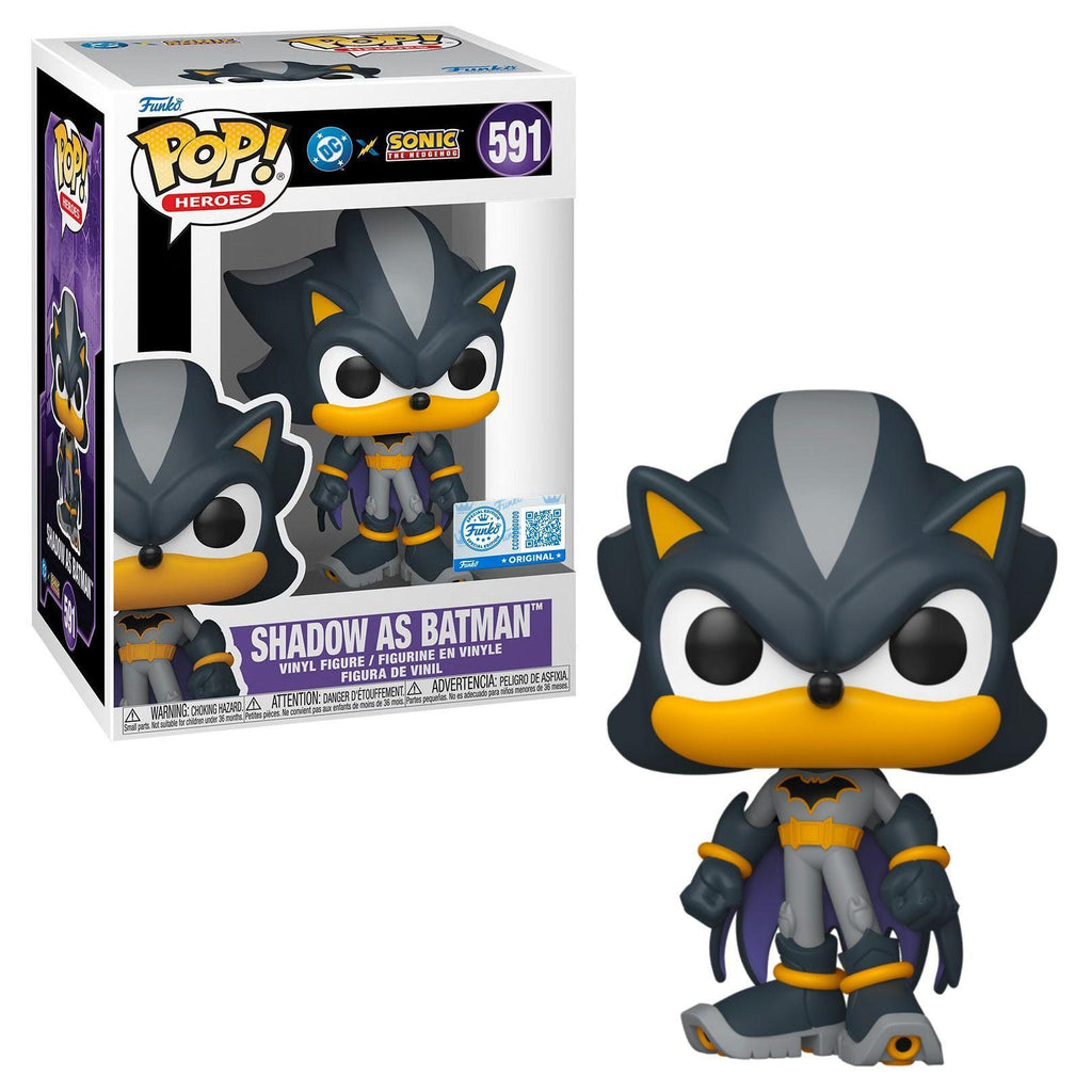 Funko Pop! DC X Sonic the Hedgehog Shadow as Batman Exclusive #591