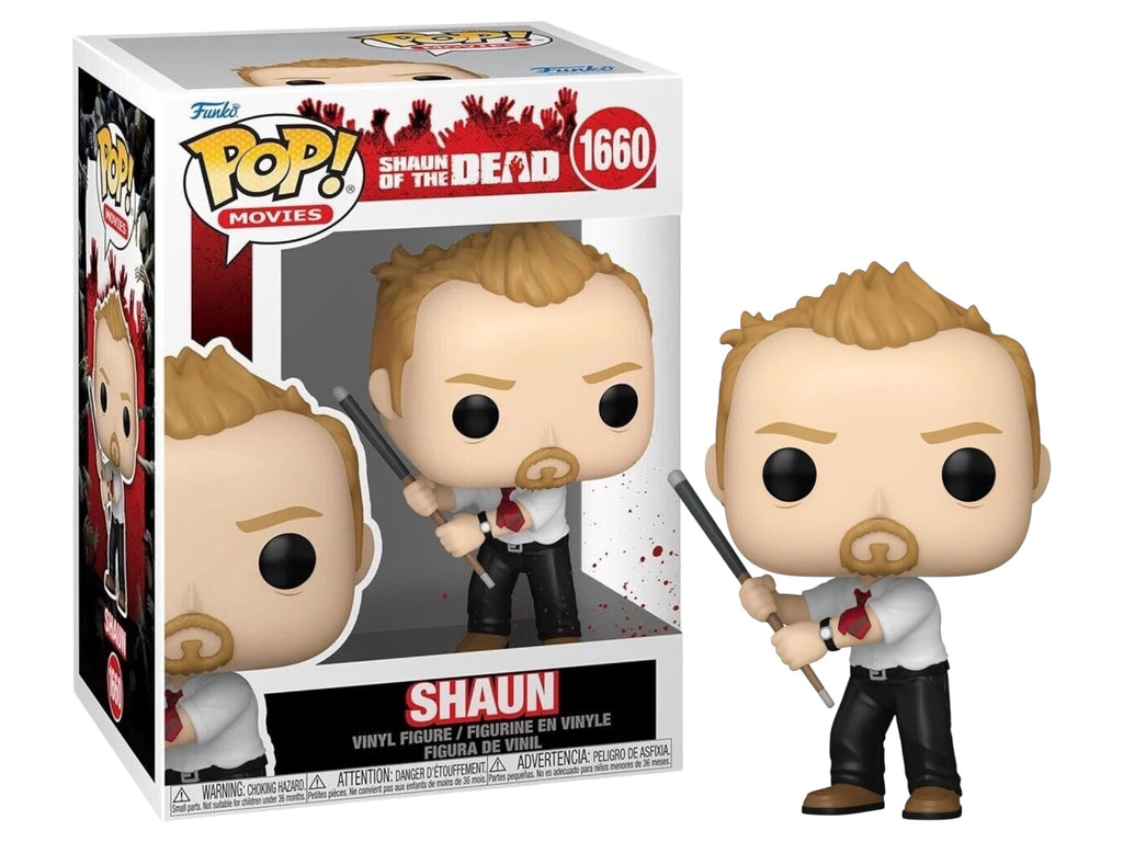 Funko Pop! Shaun of the Dead Shaun with Pool Cue #1660