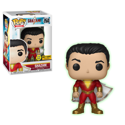 (Box Damage) Funko Pop! Shazam Glow Exclusive #260