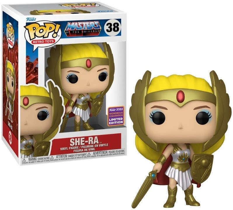 Funko Pop! Masters of the Universe She-Ra Metallic Wondrous Convention Exclusive #38