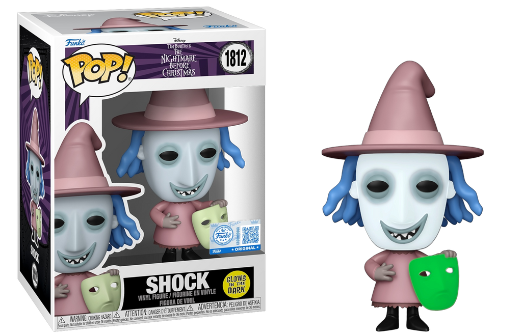 Funko Pop! The Nightmare Before Christmas Shock Glow Exclusive #1812