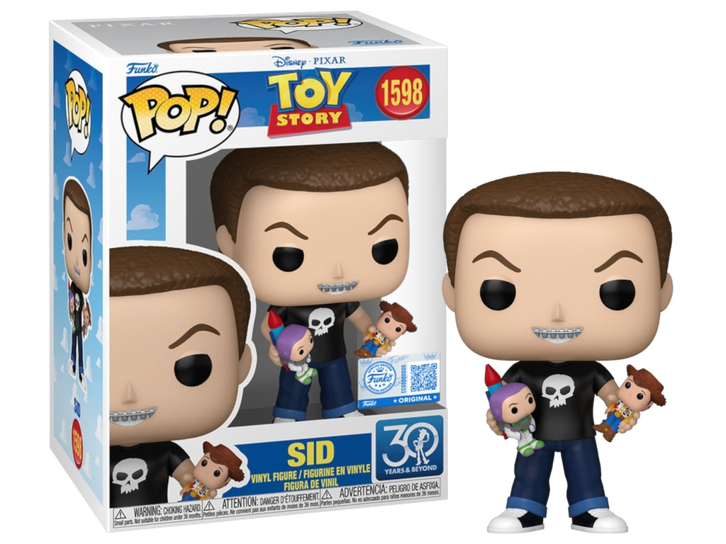 Funko Pop! Toy Story 30th Anniversary Sid with Woody and Buzz Lightyear Exclusive #1598