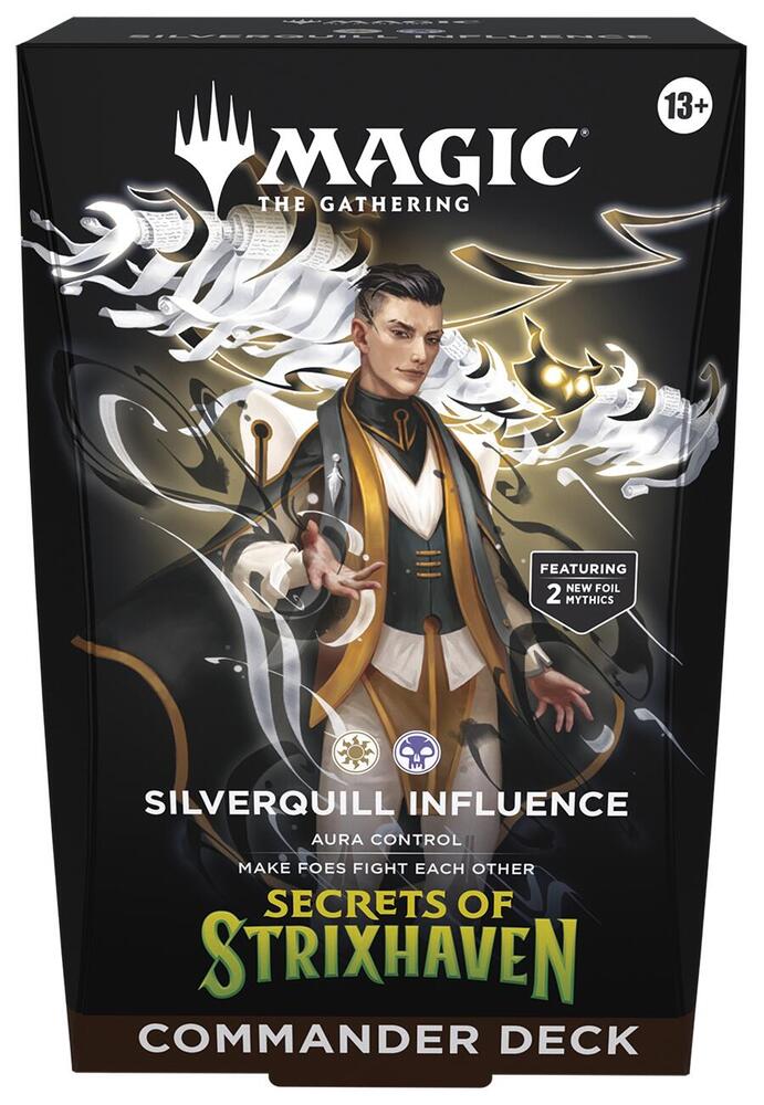 Magic the Gathering Secrets of Strixhaven Silverquill Influence Commander Deck